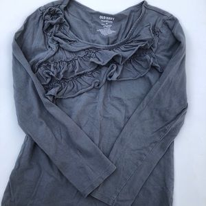 Old navy girls grey shirt